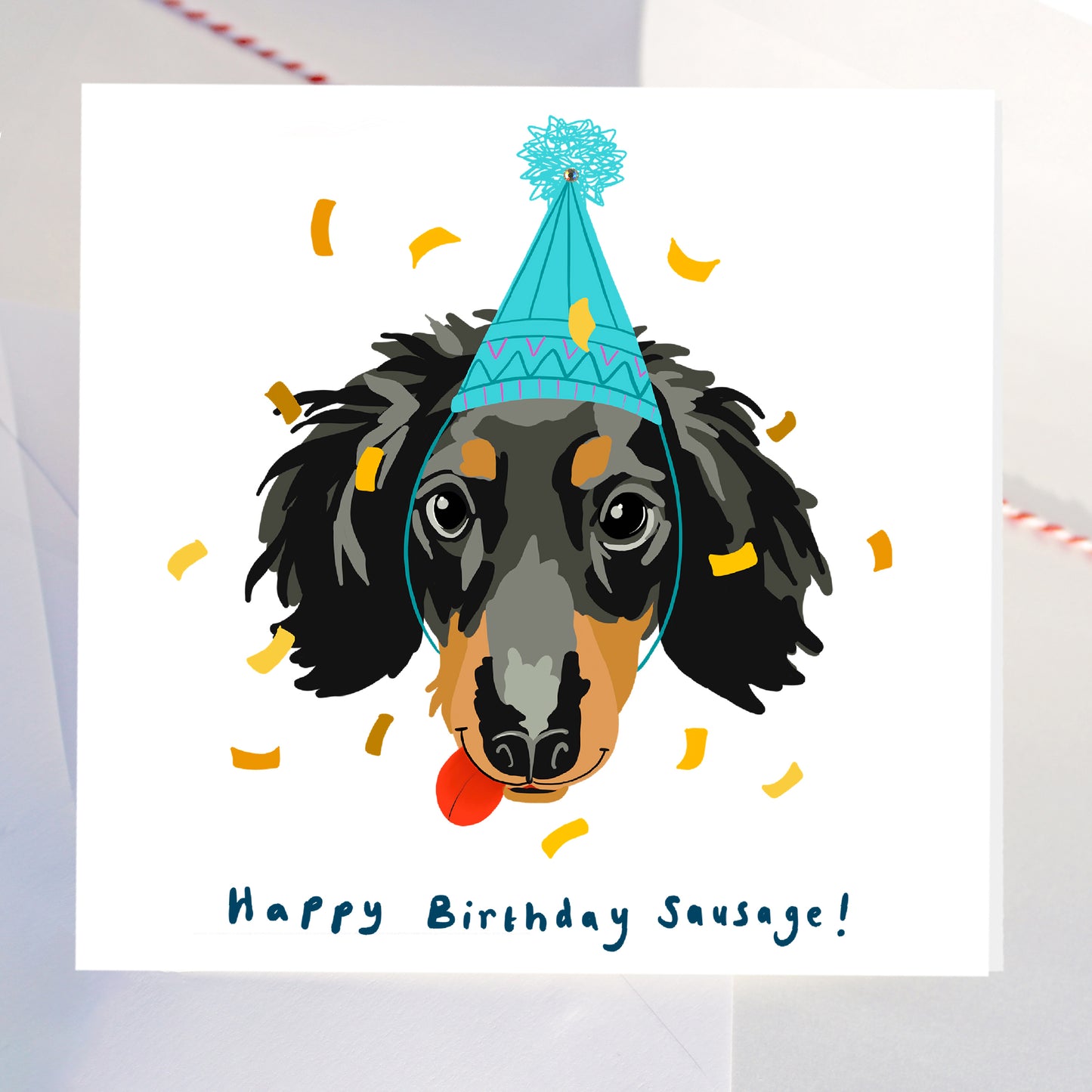 'Happy Birthday Sausage' Card