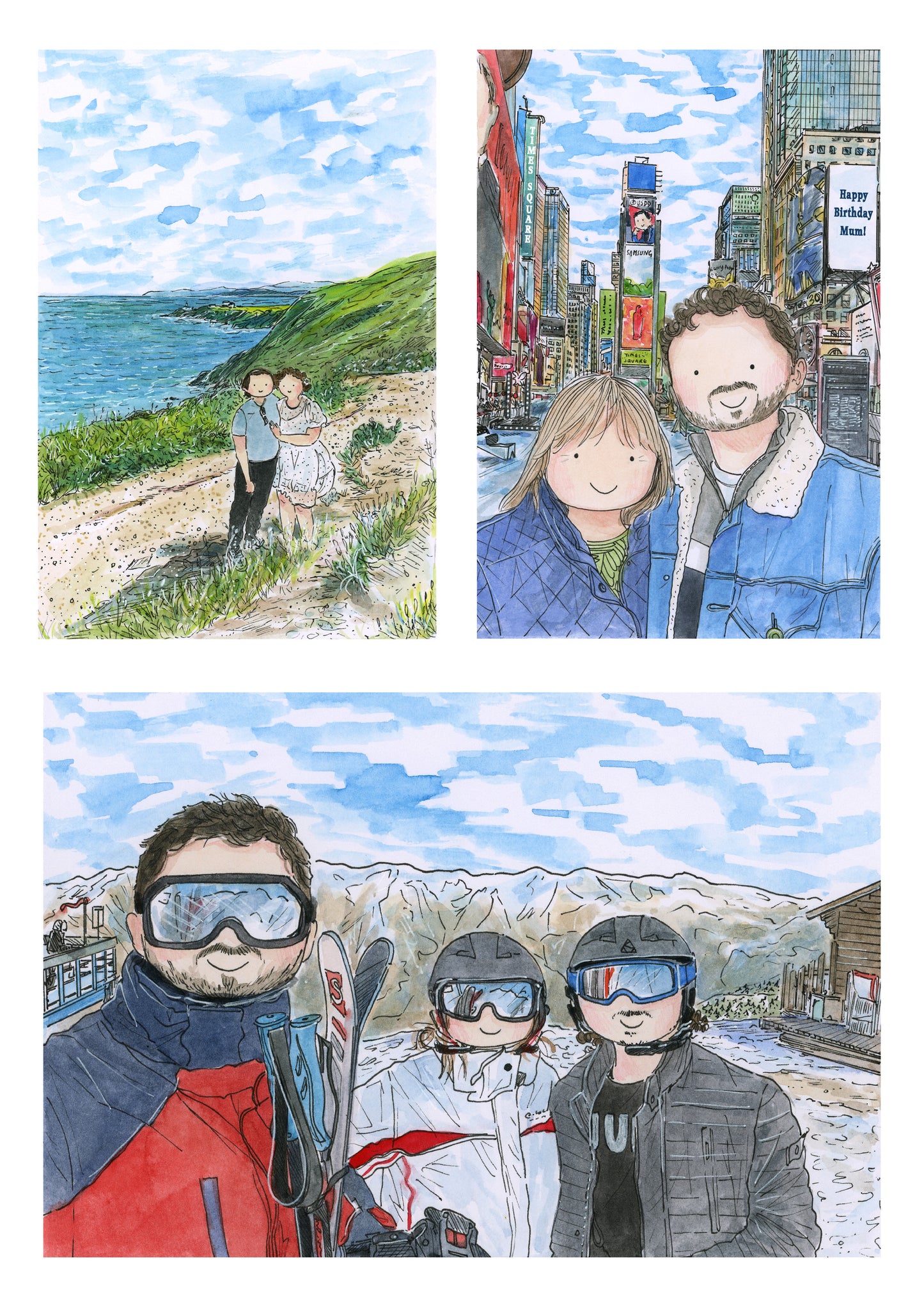 Any Photograph Painting - Greetings Card