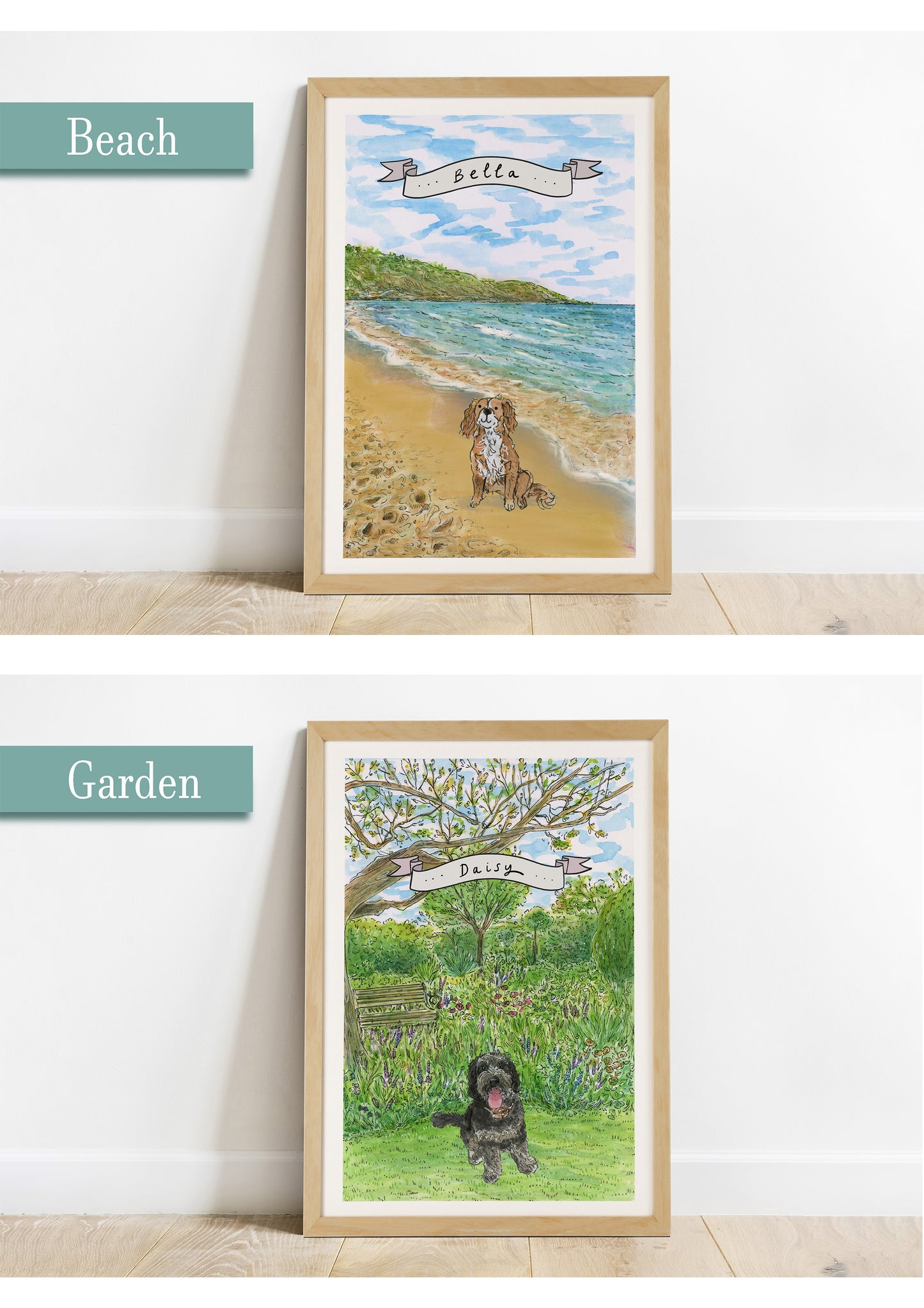 Custom Pet Portrait - A4 Print