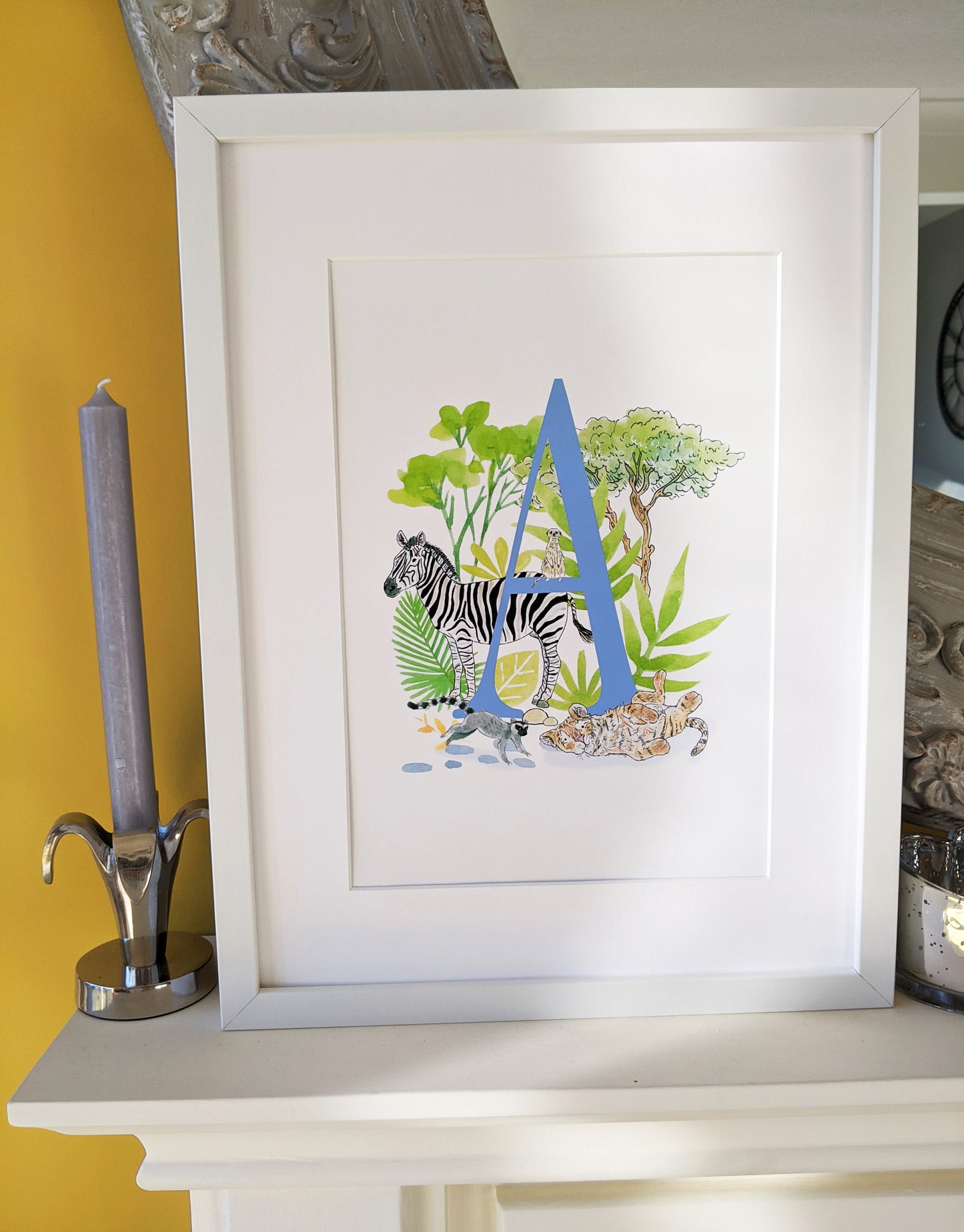 Safari Initial Name Print