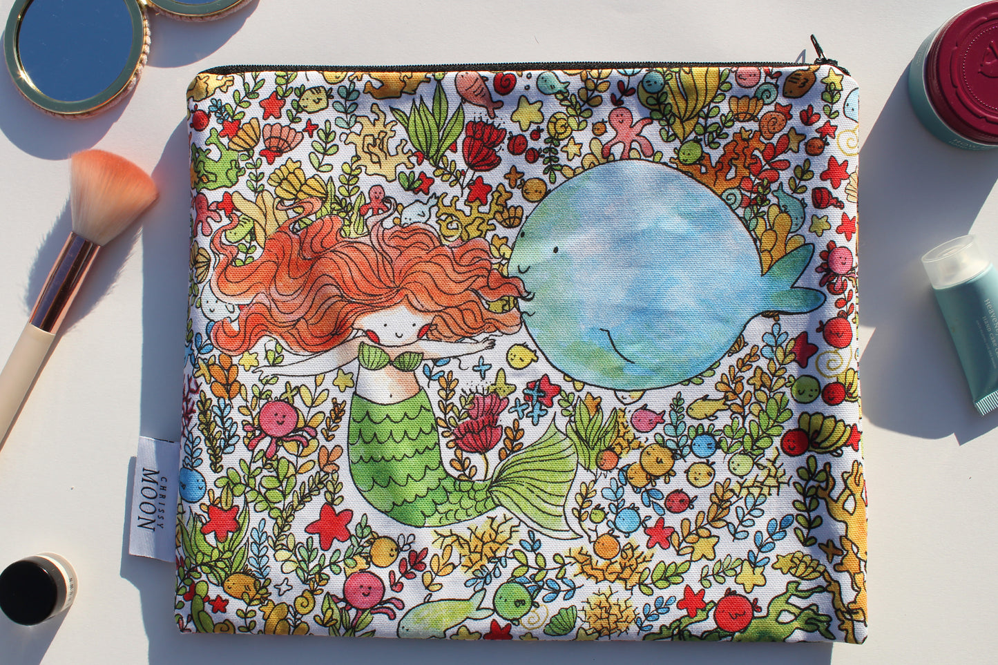 'Mermaid' Wash Bag/Pencil Case
