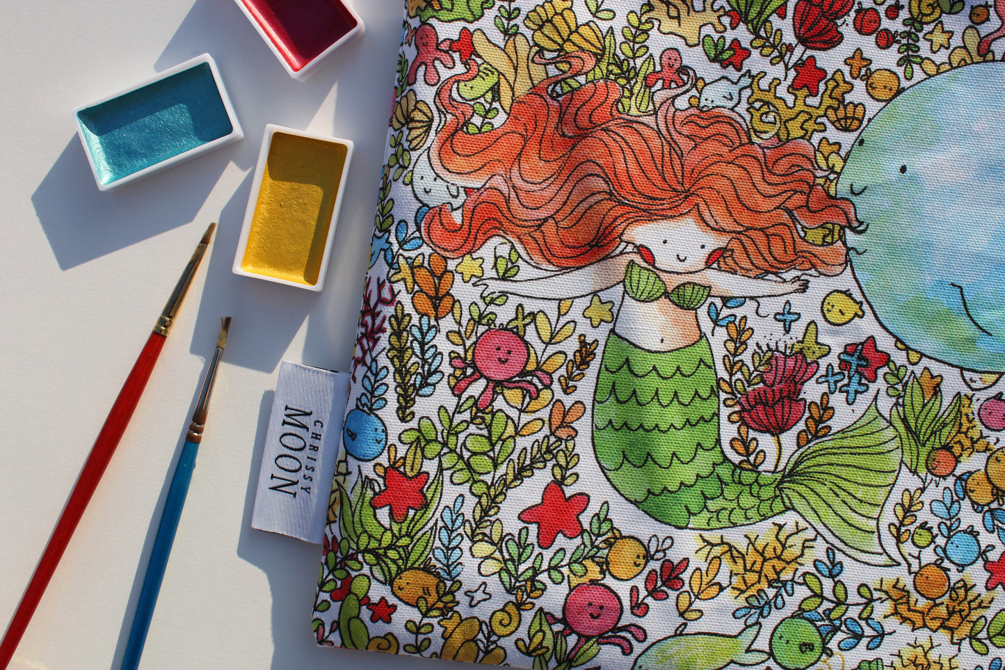 'Mermaid' Wash Bag/Pencil Case