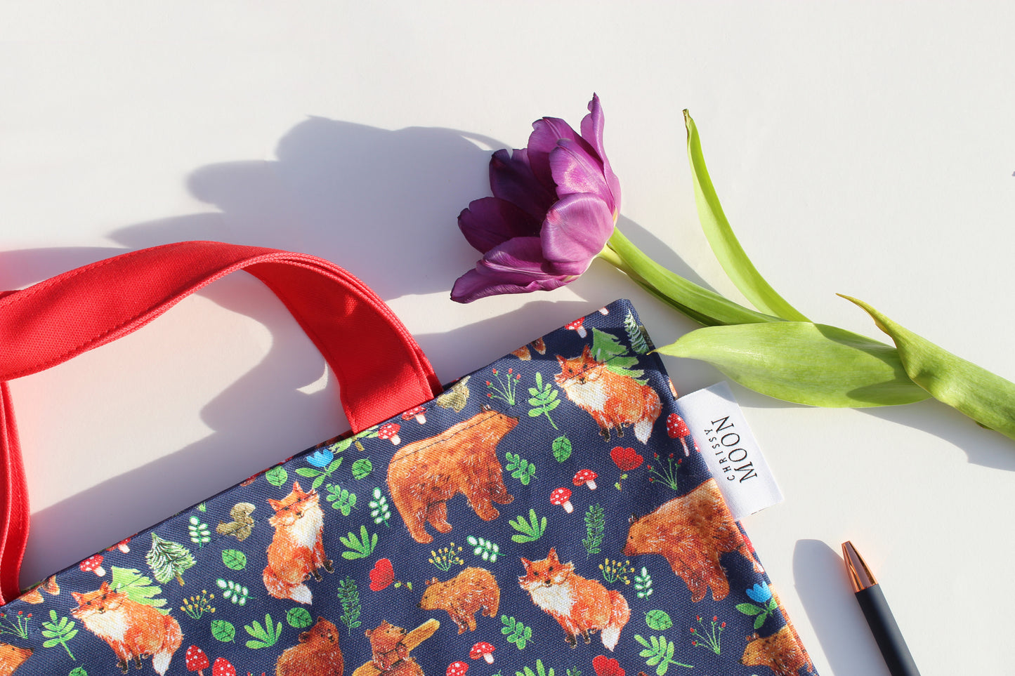 'Bear & Fox' Tote Bag