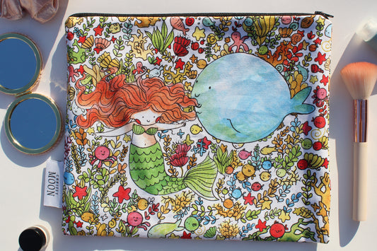 'Mermaid' Wash Bag/Pencil Case